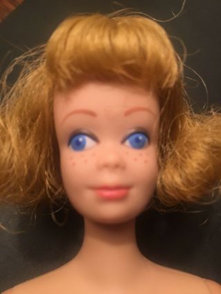Vintage 1960’s Midge Barbie,  Blonde Hair,  Blue Eyed Cutie