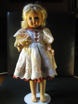 Vintage Long Blonde Toni Doll Ideal P - 92 19”