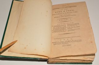 Francis Drake HISTORY & ANTIQUITIES CITY OF YORK hb 1785 3 Volume Set 3