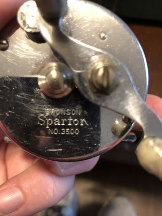 Vintage Bronson Fishing Reel,  Sparton 3500