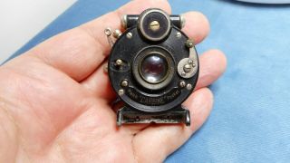 Antique Camera Watch " Carbine " Pocket Shutter - Cooke Anastigmat Lens N7916