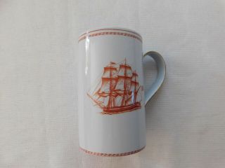 Antique Spode Red Ship Trade Winds Tankard Mug,  Limited Edition 5000