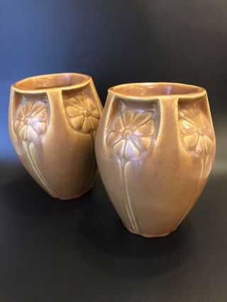 Matching 1929 Antique Rookwood Art Pottery Vase,  form 2380,  XXIX 7