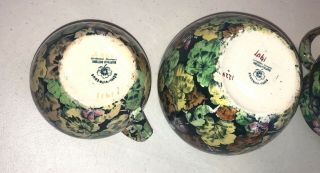 Antique Buffalo Pottery Semi - Vitreous Two Pitchers & Vase Rare Collectors Estate 7