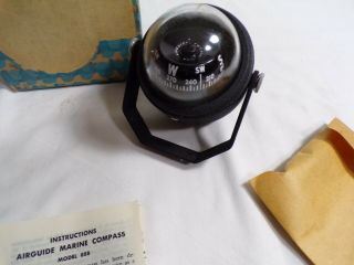 Airguard Marine Compass,  Model 88b,  In Orig.  Box,  With Instructions And Wiring