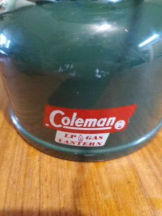 Vintage Coleman LP Gas Lantern 5120 Dated 6/63,  minor Rust, 7