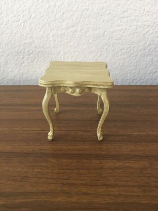 Vintage Sonia Messer Dollhouse Furniture French Provincial Table