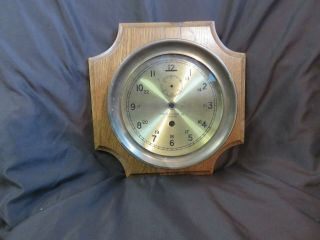 Antique Chelsea 6 " Ships Wall Clock Harbor Master 16e Brass Case Only