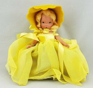 Vintage Nancy Ann Storybook Doll Nursery Rhyme Series Daffy Down Dilly 171