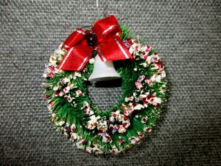 Barbie ❤vintage Christmas Wreath - House Accessories - ❤lot C3