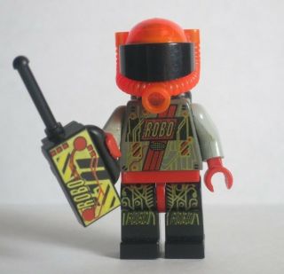 Red Roboforce Spaceman 2153 2151 Vintage Space Lego Minifigure Mini Figure Fig