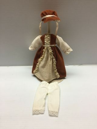 Vintage Miniature Antique Style 3 Pc.  Victorian French Lady Style Doll Dress