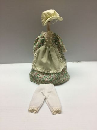 Vintage Miniature Antique Style 3 Pc.  Victorian Lady Style Doll Dress