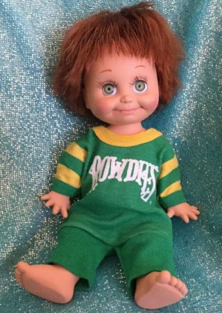 Baby Face Doll So Shy Sherri Galoob Vintage 1990 Red Hair Doll
