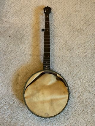 Vintage J.  B.  Schall Banjo.  Frame In,  However Needs To Be Restored