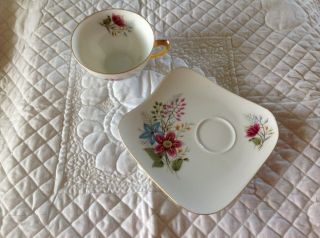 Vintage Westminister Fine China Tea Cup And Saucer 2