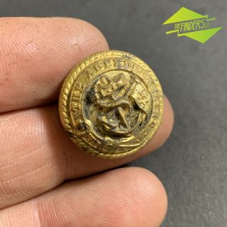 Antique C.  1900 Brass Button 