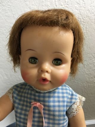 Ideal Betsey Wetsy Toy Doll Vintage 1960s 16” Drink & Wet