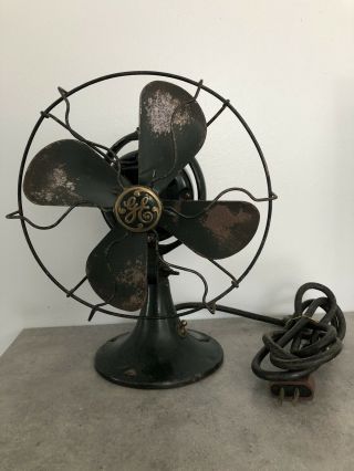 Antique General Electric 8 Inch Oscillating Fan