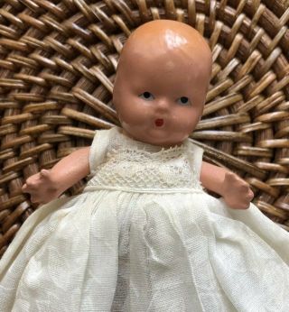 Vintage Nancy Ann Sorybook Christening Baby Doll