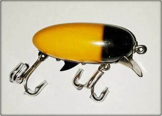 C.  A.  Clark 300 Water Scout Large Floater Yellow,  Black Head Dent Eye