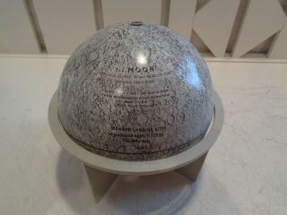 Vintage Replogle 6 " Lunar Globe With Stand