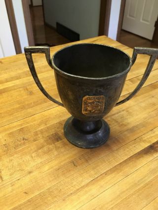 Antique Pittsburgh Athletic Assoc 1920 Silver Loving Cup Point Trophy