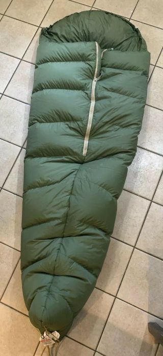 Vtg Arctic Expedition Pacific 3 Pound Goose Down Sleeping Bag 34” X 90” Us Made