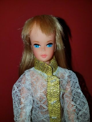 Vintage Pretty Blonde Barbie Clone W/ Full Tagged Shillman Outfit Dressed