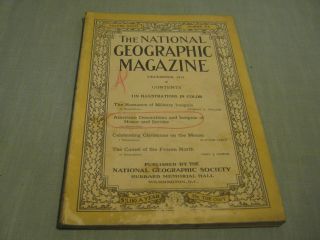 Antique National Geographic December 1919 American Military Insignia The Camel