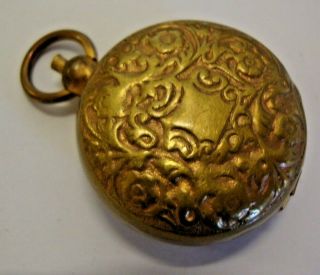 Antique Victorian Brass Sovereign Case