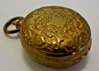 Antique Victorian brass sovereign case 2