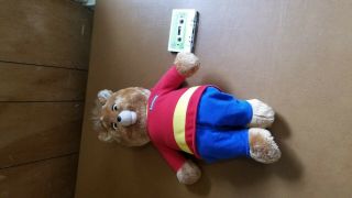 Vintage 1998 Yes Talking Teddy Ruxpin Teddy Bear Cassette Player With Cassette