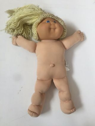 Vintage Cabbage Patch Kids Doll 1985 No Box Collectible Blonde