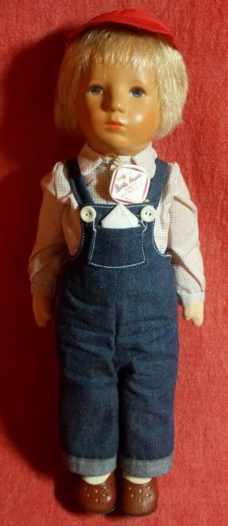Vintage German Kathe Kruse Boy Doll - 15 " - Sculptured Cloth Body