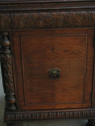 Antique - Vintage Furniture Wood Nightstand with Drawers 2