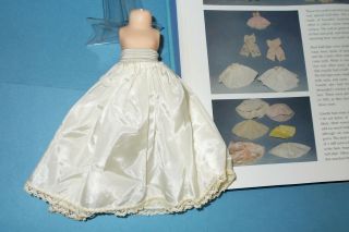 Vintage 9 1/2 " Ma Cissette Doll Long 1/2 Taffeta Slip Ca 1950s - 1960s