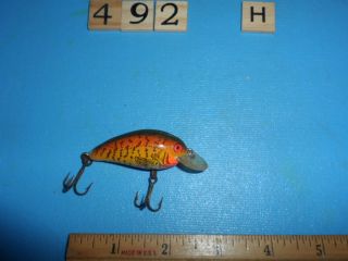 T0492 H Vintage Bomber Model A Screw Tail Fishing Lure