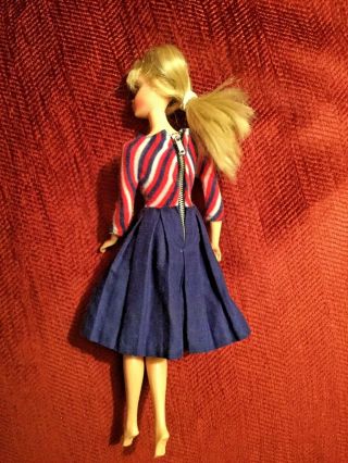 Barbie vintage 2 - piece red,  white,  and blue dress EUC 5