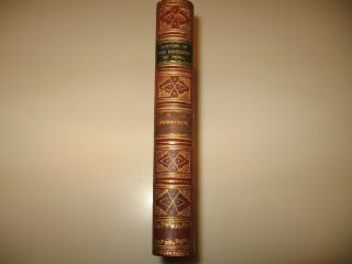 Antique Leather Bound Book Histor Of The Conquest Of Peru W.  H.  Prescott