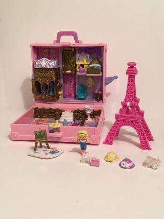 ✨ 1996 Vintage Bluebird Polly Pocket Polly In Paris Suitcase Compact Complete ✨