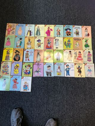 39,  Dover Little Activity Paper Doll Books Complete 23 Incomplete Activity Book