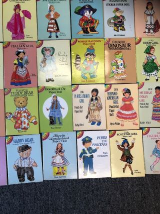39,  Dover Little Activity Paper Doll Books Complete 23 Incomplete Activity Book 3