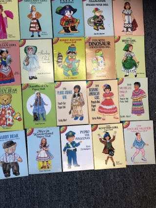 39,  Dover Little Activity Paper Doll Books Complete 23 Incomplete Activity Book 4