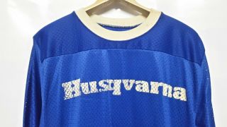 Vintage Motocross Husqvarna Long Sleeve Jersey Size M Rare Item 2