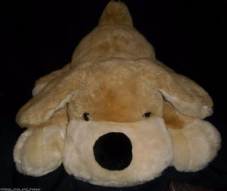 18 " Brown Fao Schwarz Patrick The Pup Puppy Dog Toy Stuffed Animal Plush Huge