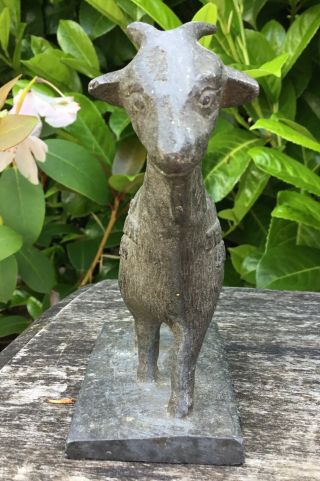 Old Vintage Unusual I Am The Goat Of London & The South 1930 Metal Figure 2