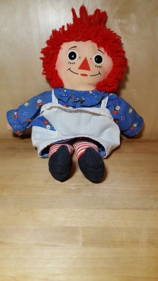 Vintage Authentic Collectible Raggedy Ann 12 Inch Doll