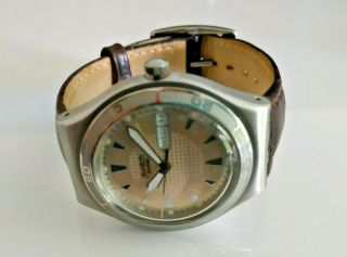 Vintage Swatch Irony Quaterman Watch Ygs738 With Strap