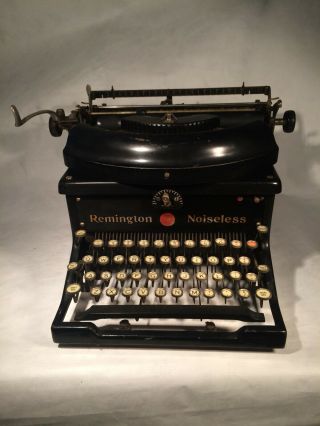 Antique Remington Noiseless 6,  Renewed Typewriter; Local Boston - Area History